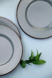 Kütahya Porselen Adler 6 Parça 21 Cm Pasta Takımı Mavi - Kütahya Porselen