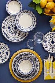 Kütahya Porselen Flora 24 Parça 6 Kişilik Yemek Takımı 127 