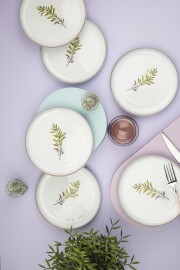 Kütahya Porselen Moderna 6 Kişilik 19 Cm Pasta Takımı Comfort - Kütahya Porselen